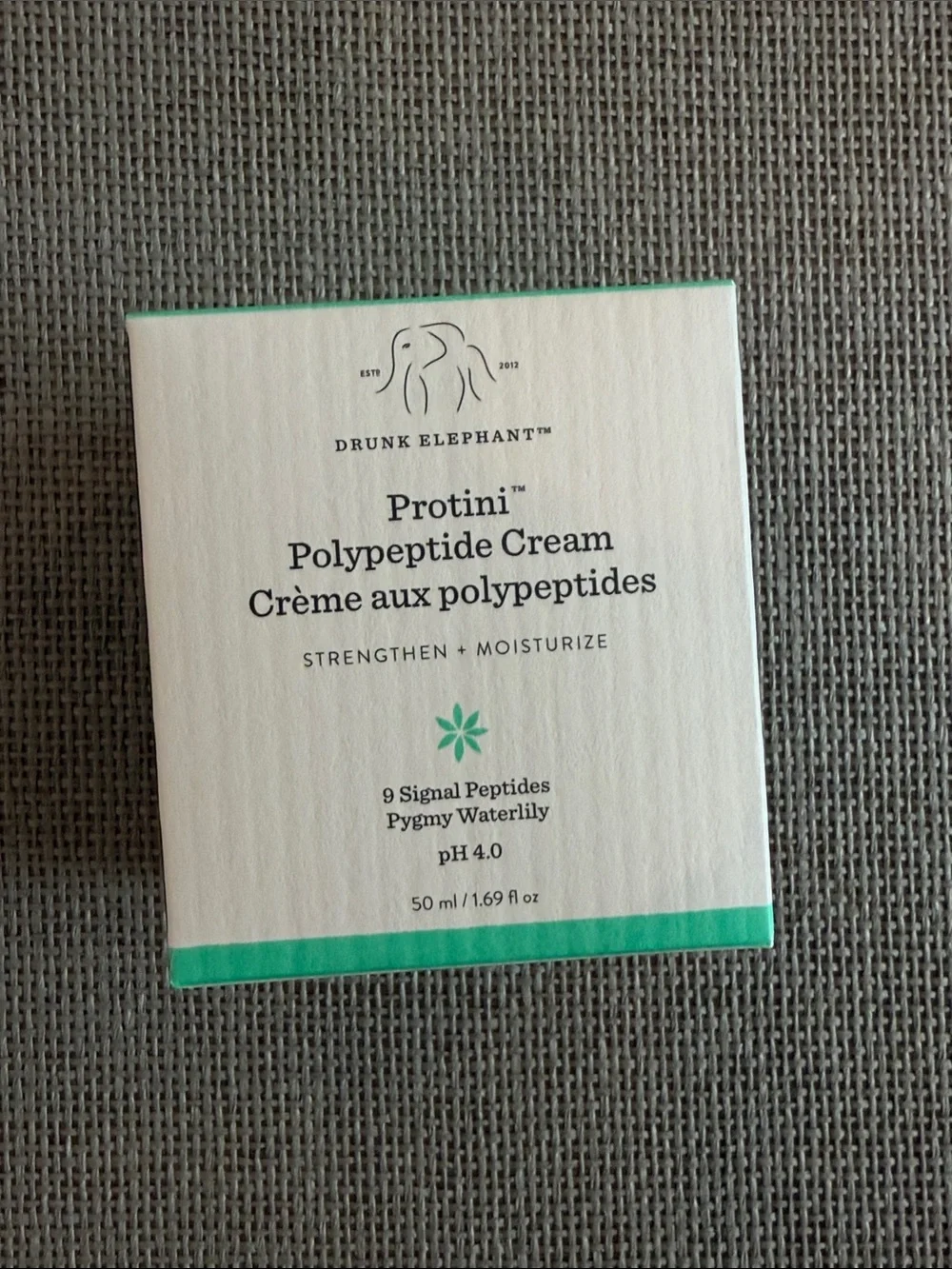 Drunk Elephant Protini Polypeptide Cream strengthen moisture peptides ph4.0 50ml